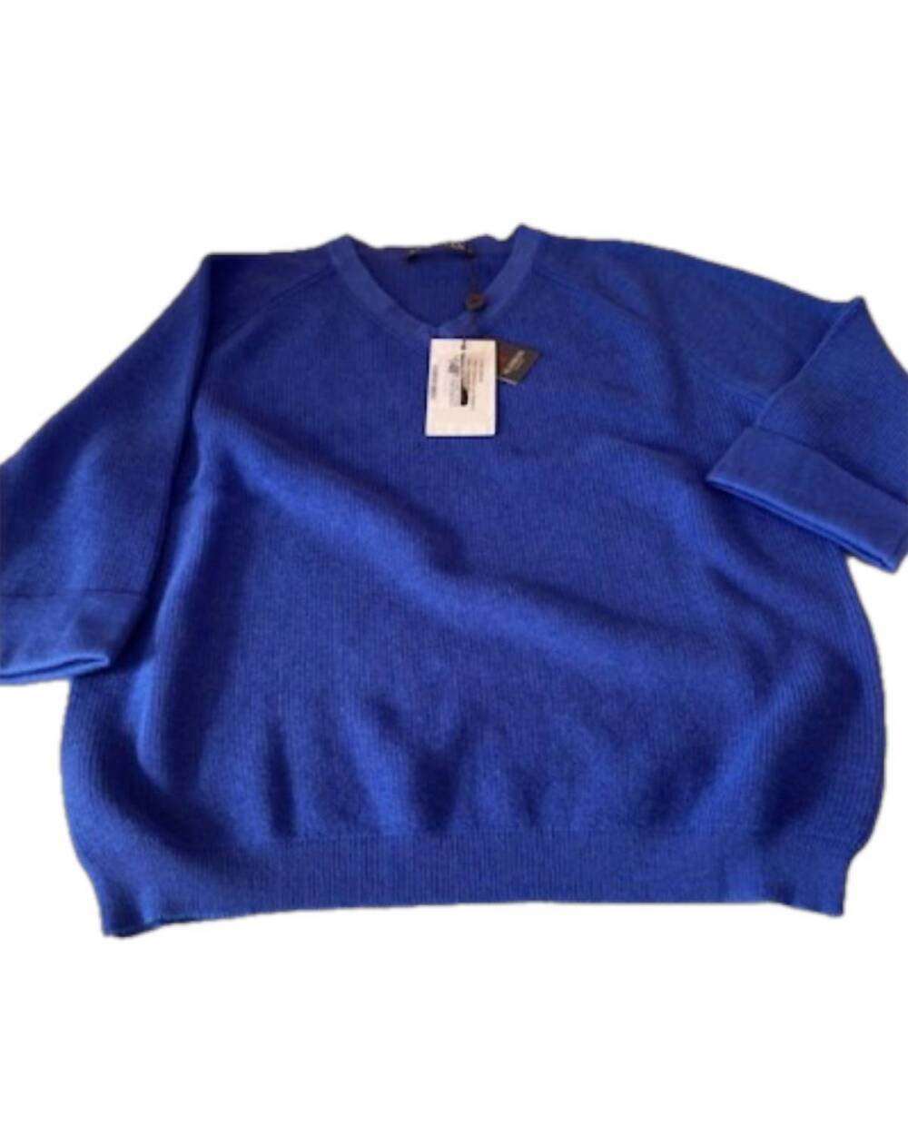 NEW ALASHAN CASHMERE women's lulu shaker v-neck sweater in palm beach